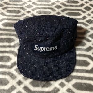 Supreme RARE navy sequin hat
